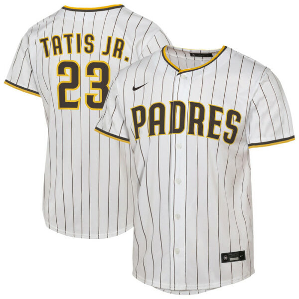 Youth San Diego Padres Fernando Tatis Jr. Nike White Home Replica Player Jersey