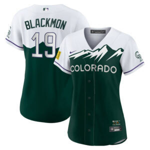Women's Colorado Rockies Charlie Blackmon Nike White 2022 City Connect Replica Player Jersey