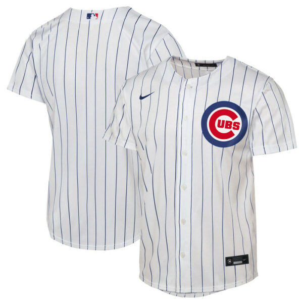 Youth Chicago Cubs Nike White Home Replica 2.0 Jersey