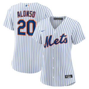 Women's New York Mets Pete Alonso Nike White Home Replica Player Jersey