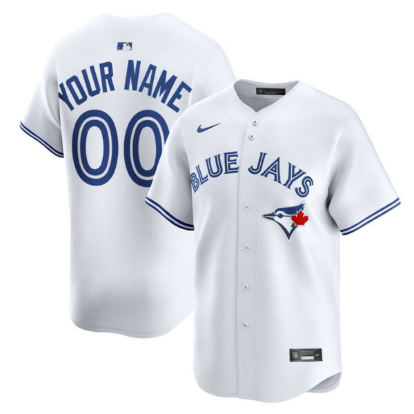 Men's Toronto Blue Jays Nike White Home Limited Custom Jersey