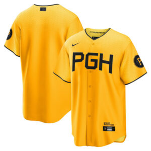 Men's Pittsburgh Pirates Nike Gold City Connect Replica Jersey
