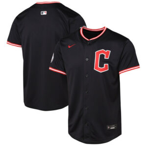 Youth Cleveland Guardians Nike Navy Limited Jersey