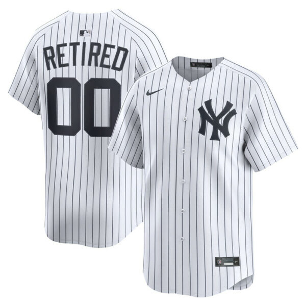 Men's New York Yankees Nike White Home Limited Pick-A-Player Retired Roster Jersey