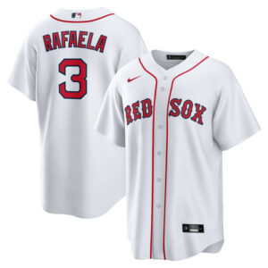 Men's Boston Red Sox Ceddanne Rafaela Nike White Home Replica Jersey