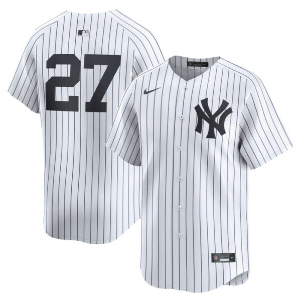 Men's New York Yankees Giancarlo Stanton Nike White Home Limited Player Jersey