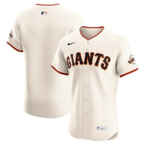 Men's San Francisco Giants Nike Cream Home Elite Jersey