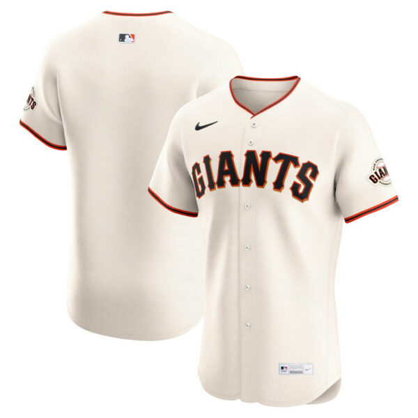Men's San Francisco Giants Nike Cream Home Elite Jersey