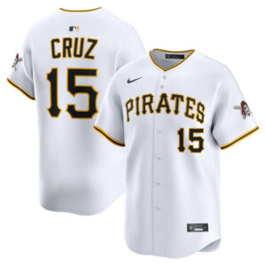 Men's Pittsburgh Pirates Oneil Cruz Nike White Home Limited Player Jersey