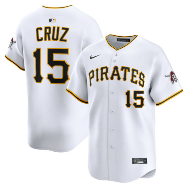 Men's Pittsburgh Pirates Oneil Cruz Nike White Home Limited Player Jersey