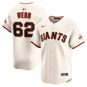 Men's San Francisco Giants Logan Webb Nike Cream Home Limited Player Jersey