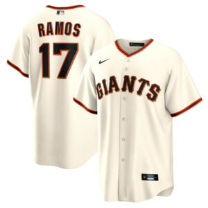 Men's San Francisco Giants Heliot Ramos Nike Cream Home Replica Jersey