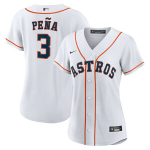 Women's Houston Astros Jeremy Pena Nike White Home Replica Jersey