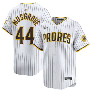Men's San Diego Padres Joe Musgrove Nike White Home Limited Player Jersey