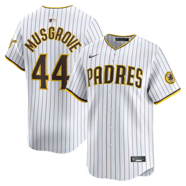 Men's San Diego Padres Joe Musgrove Nike White Home Limited Player Jersey
