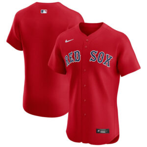 Men's Boston Red Sox Nike Red Alternate Elite Jersey