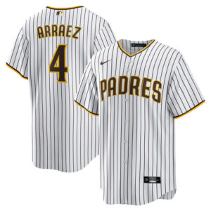 Men's San Diego Padres Luis Arraez Nike White Home Replica Jersey