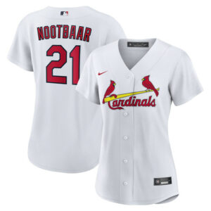 Women's St. Louis Cardinals Lars Nootbaar Nike White Home Replica Jersey