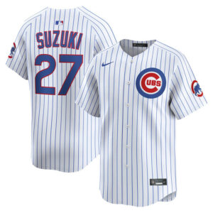 Men's Chicago Cubs Seiya Suzuki Nike White Home Limited Player Jersey