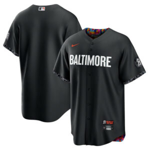 Men's Baltimore Orioles Nike Black City Connect Replica Jersey