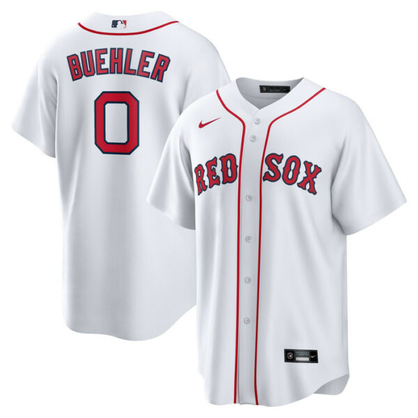 Men's Boston Red Sox Walker Buehler Nike White Home Replica Jersey