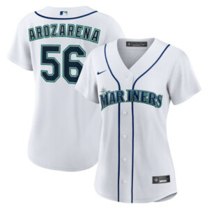 Women's Seattle Mariners Randy Arozarena Nike White Home Replica Jersey