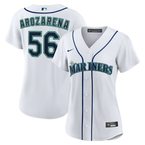 Women's Seattle Mariners Randy Arozarena Nike White Home Replica Jersey