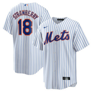 Men's New York Mets Darryl Strawberry Nike White Home Replica Retired Player Jersey
