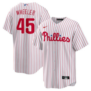 Men's Philadelphia Phillies Zack Wheeler Nike White Home Replica Jersey