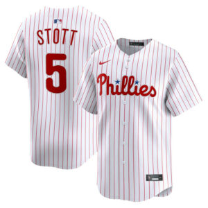 Men's Philadelphia Phillies Bryson Stott Nike White Home Limited Player Jersey