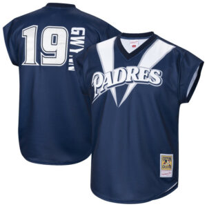 Men's San Diego Padres Tony Gwynn Mitchell & Ness Navy 1999 Jersey