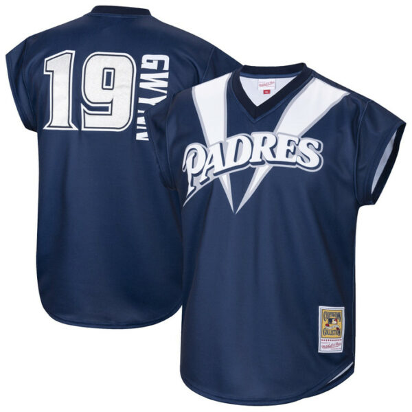 Men's San Diego Padres Tony Gwynn Mitchell & Ness Navy 1999 Jersey