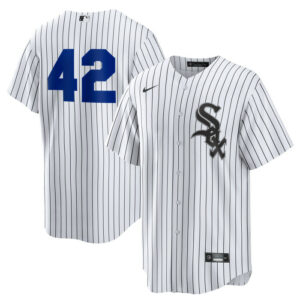 Men's Chicago White Sox Nike White Home 2025 Jackie Robinson Day Replica Jersey