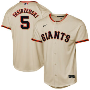 Youth San Francisco Giants Mike Yastrzemski Nike Cream Home Replica Player Jersey