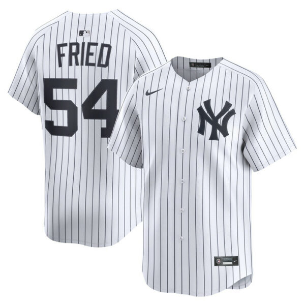 Men's New York Yankees Max Fried Nike White Home Limited Player Jersey