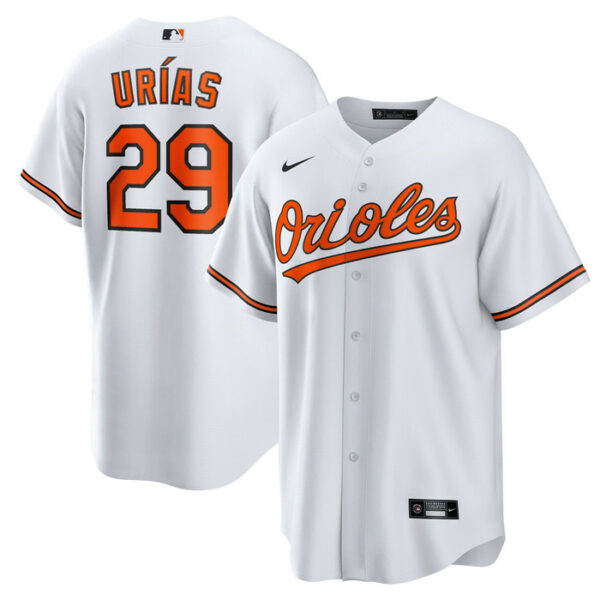 Men's Baltimore Orioles Ramï¿½n Urias Nike White Home Replica Player Jersey