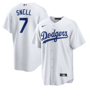 Men's Los Angeles Dodgers Blake Snell Nike White Home Replica Player Jersey