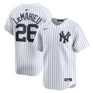 Men's New York Yankees DJ LeMahieu Nike White Home Limited Player Jersey