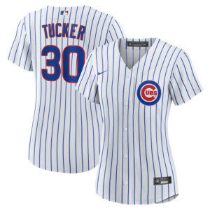 Women's Chicago Cubs Kyle Tucker Nike White Home Replica Player Jersey