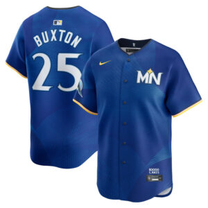 Men's Minnesota Twins Byron Buxton Nike Royal City Connect Limited Player Jersey