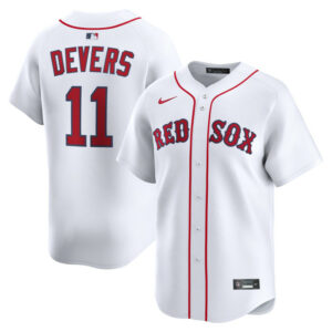 Men's Boston Red Sox Rafael Devers Nike White Home Limited Player Jersey