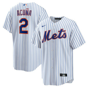 Men's New York Mets Luisangel Acuna Nike White Home Replica Player Jersey