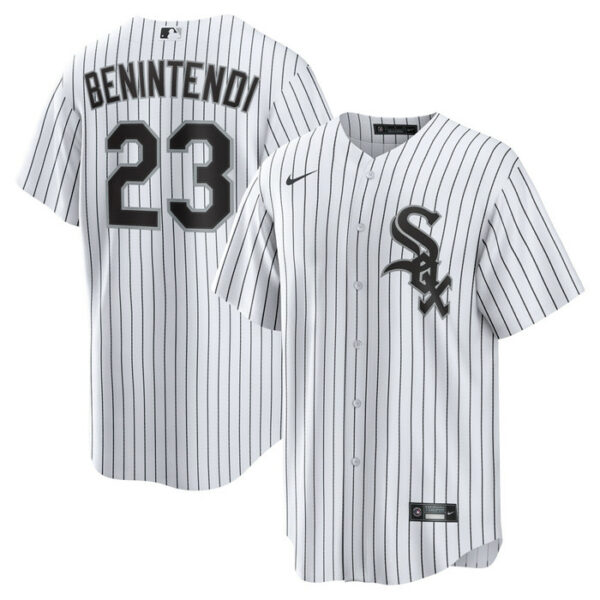 Men's Chicago White Sox Andrew Benintendi Nike White/Black Home Official Player Jersey