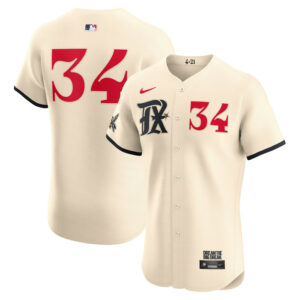 Men's Texas Rangers Nolan Ryan Nike Cream City Connect Retired Elite Jersey