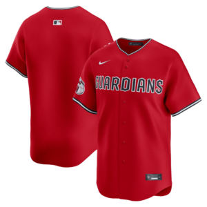 Men's Cleveland Guardians Nike Red Alternate Limited Jersey