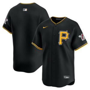 Men's Pittsburgh Pirates Nike Black Alternate Limited Jersey