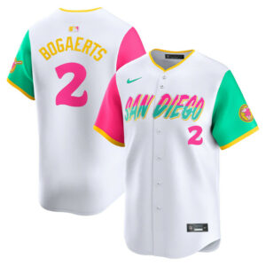 Men's San Diego Padres Xander Bogaerts Nike White City Connect Limited Player Jersey