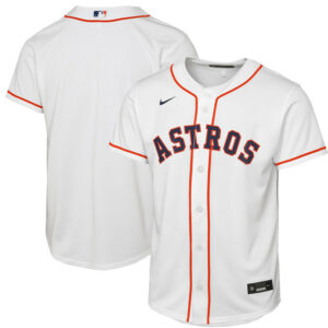 Youth Houston Astros Nike White Home Replica 2.0 Jersey