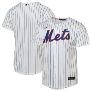 Youth New York Mets Nike White Home Replica 2.0 Jersey