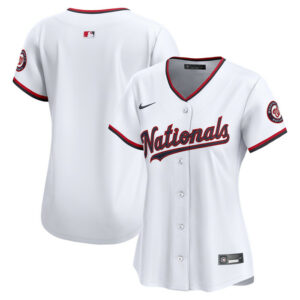 Women's Washington Nationals Nike White Home Limited Jersey